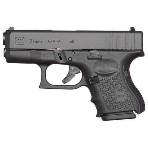 Glock UG2750201 G27 Gen4 Subcompact 40 S&W 3.42" 9+1 Black Black Interchangeable Backstrap Grip Glock UG2750201 G27 Gen4 Subcompact 40 S&W 3.42" 9+1 Black Black Interchangeable Backstrap Grip