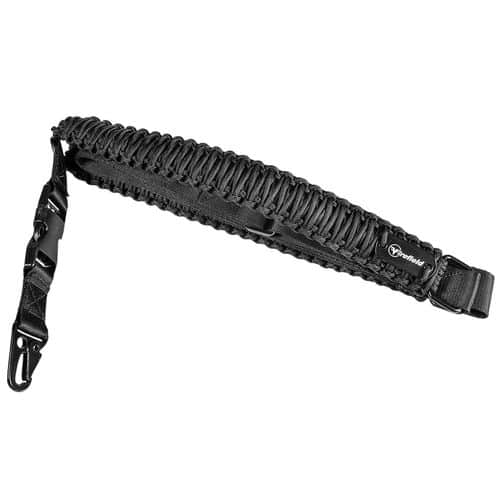Firefield FF46000 Single Point Tactical Sling 1.50" W x 28"-31" L Adjustable Black 550 Nylon Paracord for Rifle Firefield FF46000 Single Point Tactical Sling 1.50" W x 28"-31" L Adjustable Black 550 Nylon Paracord for Rifle