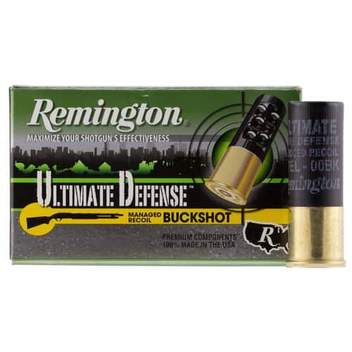 Remington Ammunition 20711 Ultimate Defense 12 Gauge 2.75" 8 Pellets 00 Buck Shot 5 Bx/ 50 Cs Remington Ammunition 20711 Ultimate Defense 12 Gauge 2.75" 8 Pellets 00 Buck Shot 5 Bx/ 50 Cs