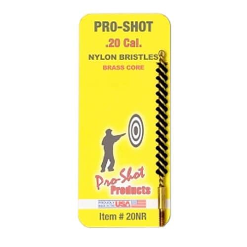 Pro-Shot 20NR Nylon Bore Brush 20 Cal Rifle 5-40 2" Pro-Shot 20NR Nylon Bore Brush 20 Cal Rifle 5-40 2"