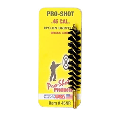 Pro-Shot 45NR Nylon Bore Brush .45 Cal Rifle 8-32 2" Pro-Shot 45NR Nylon Bore Brush .45 Cal Rifle 8-32 2"