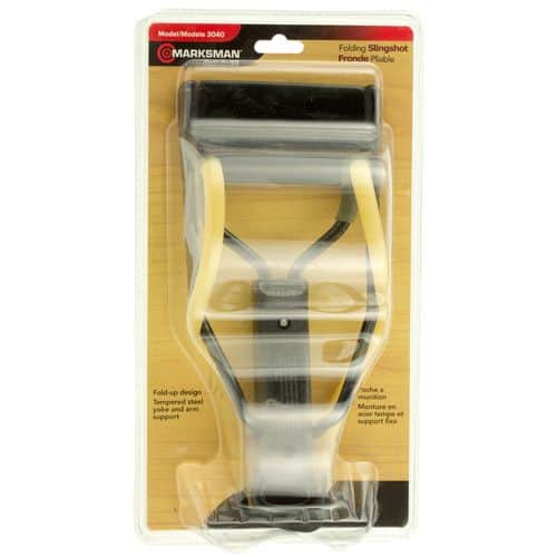 Marksman 3040 Marksman 3040 Folding Slingshot Yellow Classic Band Black Molded Handle Marksman 3040 Marksman 3040 Folding Slingshot Yellow Classic Band Black Molded Handle