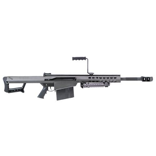 Barrett 13318 M82A1 50 BMG 20" 10+1 Black Cerakote Black Fixed w/Sorbothane Recoil Pad Stock Black Polymer Grip Barrett 13318 M82A1 50 BMG 20" 10+1 Black Cerakote Black Fixed w/Sorbothane Recoil Pad Stock Black Polymer Grip