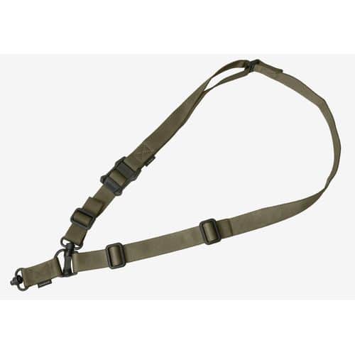 Magpul MAG518-RGR MS4 Sling GEN2 made of Ranger Green Nylon Webbing with 1.25" W, Adjustable One-Two Point Design & 2 QD Push Button Swivels for AR-Platforms Magpul MAG518-RGR MS4 Sling GEN2 made of Ranger Green Nylon Webbing with 1.25" W, Adjustable One-Two Point Design & 2 QD Push Button Swivels for AR-Platforms