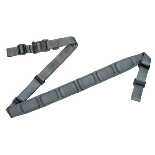 Magpul MS1 Sling - Padded Two-Point Gray Nylon Webbing for Rifle - 1.25" - 1.88" W x 48" - 60" L - MAG545-GRY Magpul MS1 Sling - Padded Two-Point Gray Nylon Webbing for Rifle - 1.25" - 1.88" W x 48" - 60" L - MAG545-GRY
