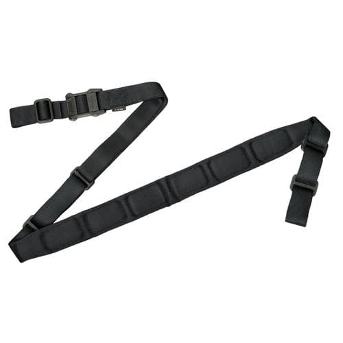 Magpul MAG545-BLK MS1 Sling 1.25"-1.88" W x 48"- 60" L Padded Two-Point Black Nylon Webbing for Rifle Magpul MAG545-BLK MS1 Sling 1.25"-1.88" W x 48"- 60" L Padded Two-Point Black Nylon Webbing for Rifle