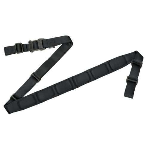 Magpul MAG545-BLK MS1 Sling 1.25"-1.88" W x 48"- 60" L Padded Two-Point Black Nylon Webbing for Rifle Magpul MAG545-BLK MS1 Sling 1.25"-1.88" W x 48"- 60" L Padded Two-Point Black Nylon Webbing for Rifle
