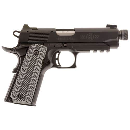 Browning 051821490 1911-22 Black Label Compact SR with Rail 22 LR 4.25" TB 10+1 Matte Black Matte Black Aluminum Slide Black & Gray G10 Grip Browning 051821490 1911-22 Black Label Compact SR with Rail 22 LR 4.25" TB 10+1 Matte Black Matte Black Aluminum Slide Black & Gray G10 Grip