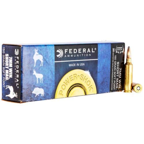 Federal 7WSME Power-Shok 7mm WSM 150 gr Jacketed Soft Point (JSP) 20 Bx/ 10 Cs Federal 7WSME Power-Shok 7mm WSM 150 gr Jacketed Soft Point (JSP) 20 Bx/ 10 Cs