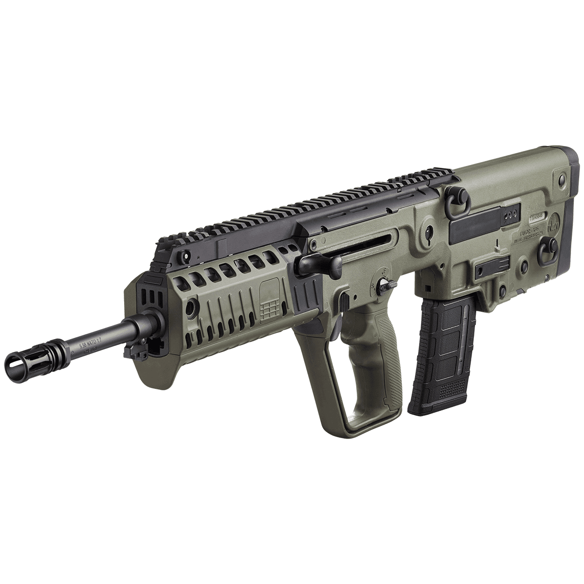 IWI US XG18 Tavor X95 5.56x45mm NATO 18.50" 30+1 OD Green Black Fixed Bullpup Stock OD Green Polymer Grip IWI US XG18 Tavor X95 5.56x45mm NATO 18.50" 30+1 OD Green Black Fixed Bullpup Stock OD Green Polymer Grip