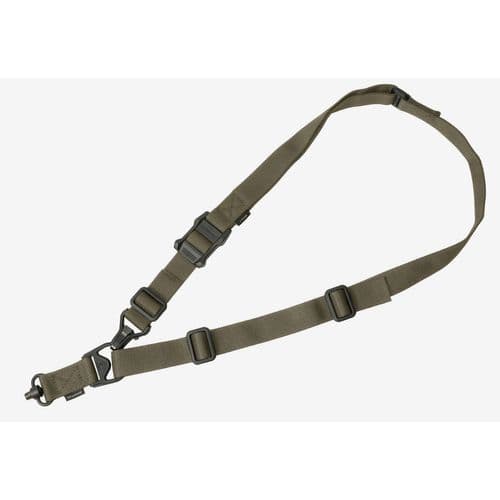 Magpul MAG515-RGR MS3 Single QD Sling GEN2 made of Nylon Webbing with Ranger Green Finish, Adjustable One-Two Point Design & QD Swivel for Rifles Magpul MAG515-RGR MS3 Single QD Sling GEN2 made of Nylon Webbing with Ranger Green Finish, Adjustable One-Two Point Design & QD Swivel for Rifles