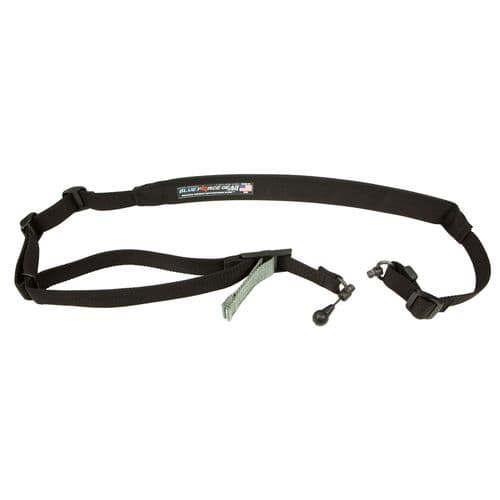 Blue Force Gear VCAS2TO1RED200AABK Vickers 221 Sling with RED Swivel 2" W Padded Single/Two Point Black Cordura Blue Force Gear VCAS2TO1RED200AABK Vickers 221 Sling with RED Swivel 2" W Padded Single/Two Point Black Cordura