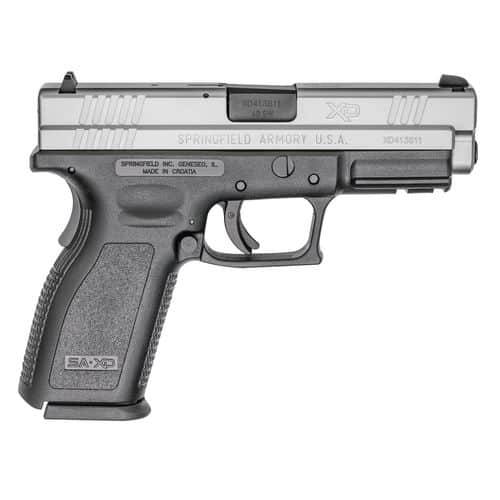 Springfield Armory XD9302 XD Service *CA Compliant 40 S&W 4" 10+1 Railed Black Frame Stainless Steel Slide Black Polymer Grip Springfield Armory XD9302 XD Service *CA Compliant 40 S&W 4" 10+1 Railed Black Frame Stainless Steel Slide Black Polymer Grip