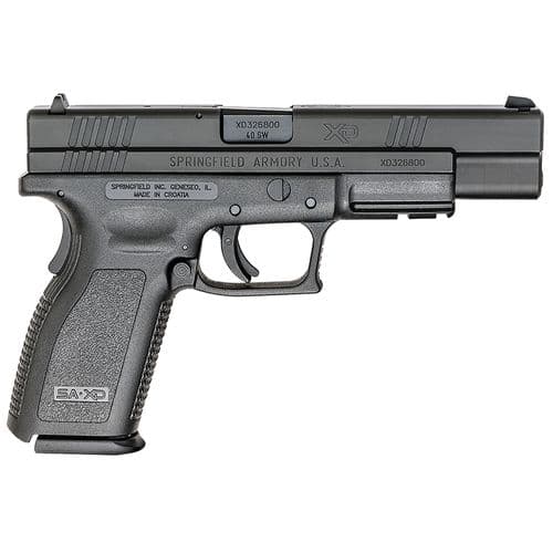 Springfield Armory XD9402 XD Tactical *CA Compliant 40 S&W 5" 10+1 Railed Black Frame Black Melonite Steel Slide Black Polymer Grip Springfield Armory XD9402 XD Tactical *CA Compliant 40 S&W 5" 10+1 Railed Black Frame Black Melonite Steel Slide Black Polymer Grip