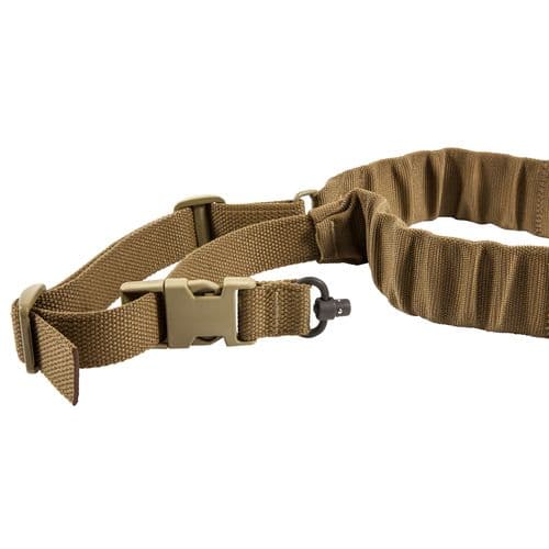 Blue Force Gear UDC200BGPBCB UDC Sling 2" W x 35"-55" L Padded Bungee Single-Point Coyote Tan Cordura w/Push Button Adaptor Blue Force Gear UDC200BGPBCB UDC Sling 2" W x 35"-55" L Padded Bungee Single-Point Coyote Tan Cordura w/Push Button Adaptor