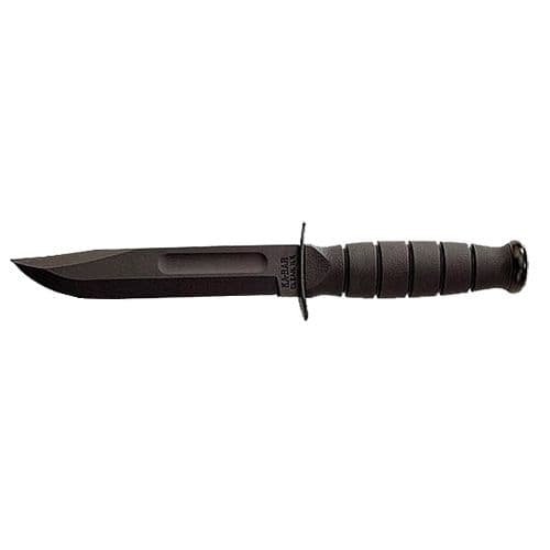 Ka-Bar 1256 Fighting/Utility  5.25" Fixed Clip Point Plain 1095 Cro-Van Blade Black Kraton G Handle Ka-Bar 1256 Fighting/Utility  5.25" Fixed Clip Point Plain 1095 Cro-Van Blade Black Kraton G Handle