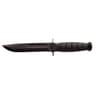 Ka-Bar 1256 Fighting/Utility  5.25" Fixed Clip Point Plain 1095 Cro-Van Blade Black Kraton G Handle Ka-Bar 1256 Fighting/Utility  5.25" Fixed Clip Point Plain 1095 Cro-Van Blade Black Kraton G Handle