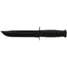 Ka-Bar 1211 Fighting/Utility  7" Fixed Clip Point Plain Black 1095 Cro-Van Blade Black Kraton G Handle Ka-Bar 1211 Fighting/Utility  7" Fixed Clip Point Plain Black 1095 Cro-Van Blade Black Kraton G Handle