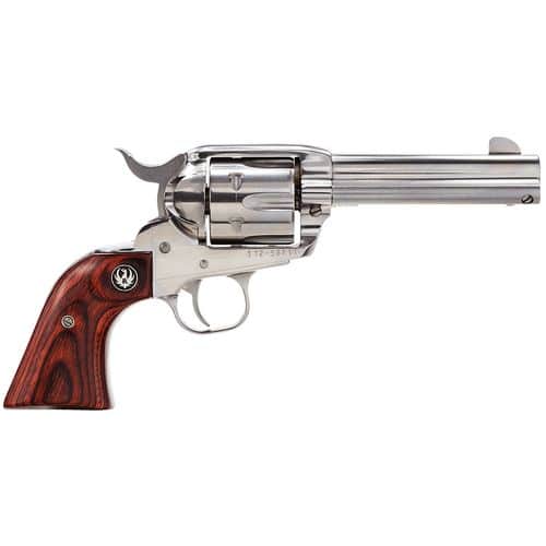 Ruger 5109 Vaquero 357 Mag 6rd 4.62" High Gloss Stainless Steel Rosewood Grip Ruger 5109 Vaquero 357 Mag 6rd 4.62" High Gloss Stainless Steel Rosewood Grip