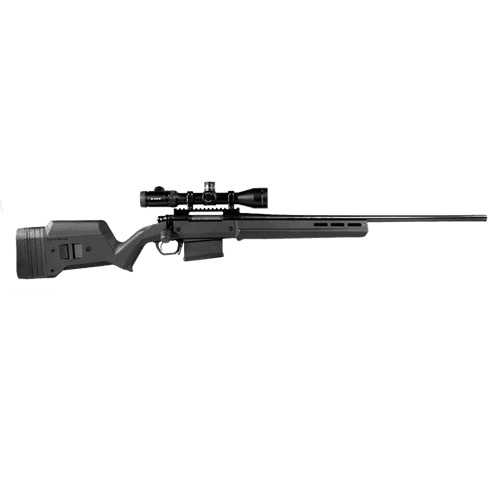 Magpul MAG483BLK Hunter 700 Stock Fixed with Aluminum Bedding & Adjustable Comb Black Synthetic for Remington 700 LA Magpul MAG483BLK Hunter 700 Stock Fixed with Aluminum Bedding & Adjustable Comb Black Synthetic for Remington 700 LA
