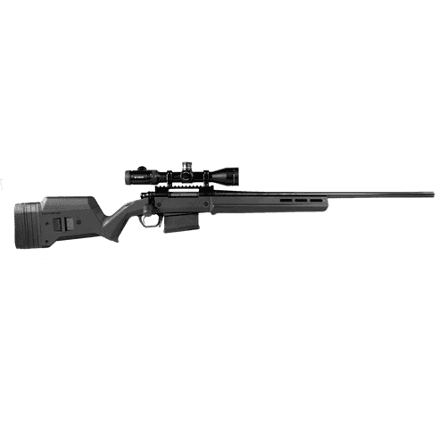 Magpul MAG483BLK Hunter 700 Stock Fixed with Aluminum Bedding & Adjustable Comb Black Synthetic for Remington 700 LA Magpul MAG483BLK Hunter 700 Stock Fixed with Aluminum Bedding & Adjustable Comb Black Synthetic for Remington 700 LA