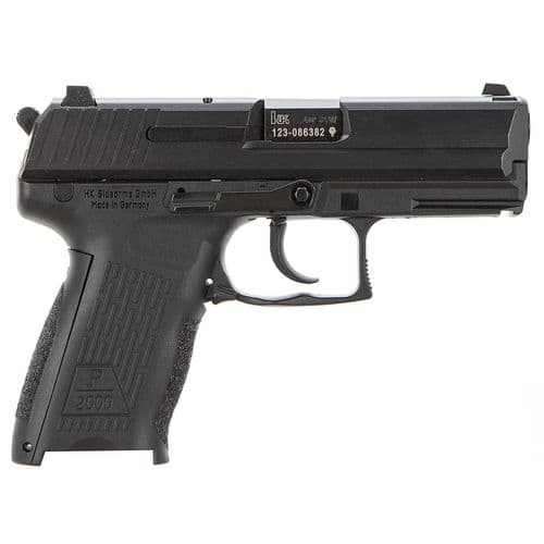 HK 81000049 P2000 V3 40 S&W 3.66" 12+1 (2) Black Black Steel Slide Black Interchangeable Backstrap Grip HK 81000049 P2000 V3 40 S&W 3.66" 12+1 (2) Black Black Steel Slide Black Interchangeable Backstrap Grip