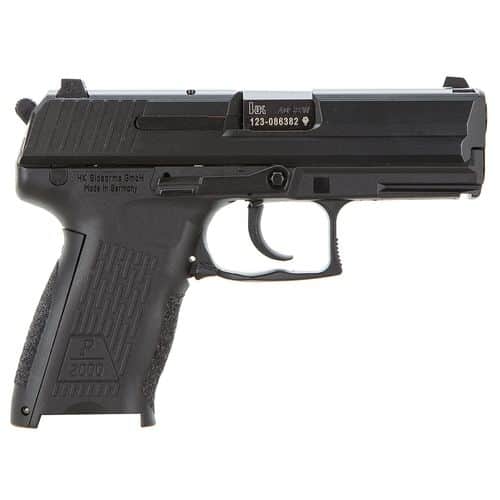 HK 81000049 P2000 V3 40 S&W 3.66" 12+1 (2) Black Black Steel Slide Black Interchangeable Backstrap Grip HK 81000049 P2000 V3 40 S&W 3.66" 12+1 (2) Black Black Steel Slide Black Interchangeable Backstrap Grip