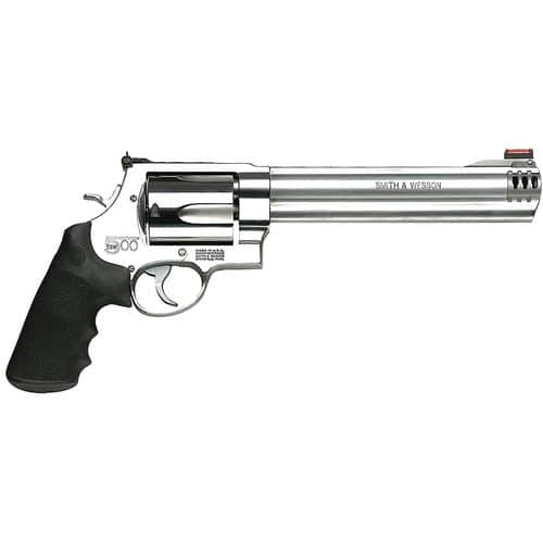 Smith & Wesson 163501 500 500 S&W 5rd 8.38" Stainless Stainless Steel Black Polymer Grip Smith & Wesson 163501 500 500 S&W 5rd 8.38" Stainless Stainless Steel Black Polymer Grip