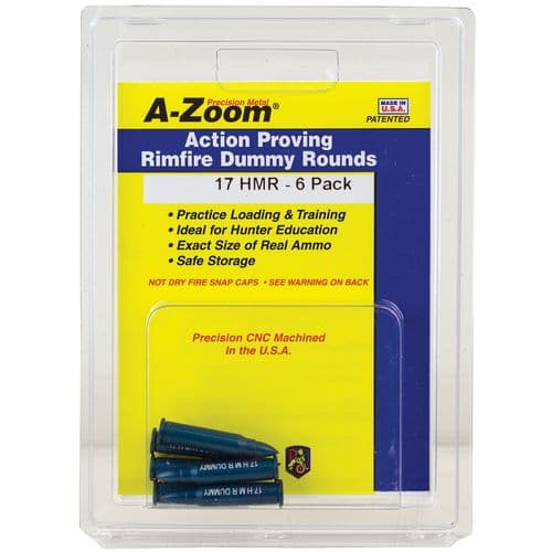 A-Zoom 12202 Rimfire Training Rounds 17 HMR 6 Pkg. A-Zoom 12202 Rimfire Training Rounds 17 HMR 6 Pkg.