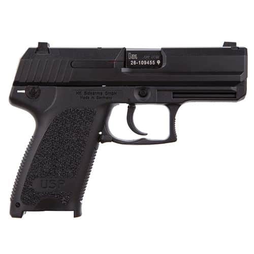 HK 81000336 USP V1 Compact 40 S&W 3.58" 12+1 (2) Black Blued Steel Slide Black Polymer Grip HK 81000336 USP V1 Compact 40 S&W 3.58" 12+1 (2) Black Blued Steel Slide Black Polymer Grip