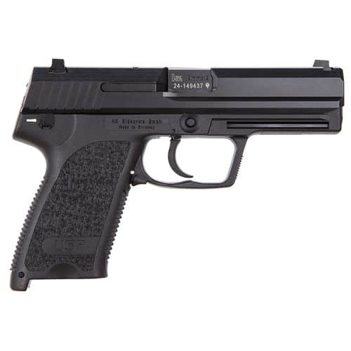 HK 81000307 USP V1 9mm Luger 4.25" 15+1 (2) Black Blued Steel Slide Black Polymer Grip HK 81000307 USP V1 9mm Luger 4.25" 15+1 (2) Black Blued Steel Slide Black Polymer Grip
