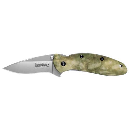 Kershaw 1620C Scallion 2.25" Drop Point Plain 420 Stainless Steel Stalkland Camo Anodized Aluminum Handle Folding Kershaw 1620C Scallion 2.25" Drop Point Plain 420 Stainless Steel Stalkland Camo Anodized Aluminum Handle Folding