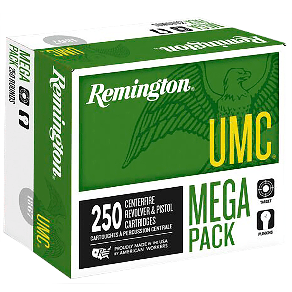 Remington 40 S&W 180 gr Full Metal Jacket Mega Pack 250 Per Box Handgun Ammo Remington 40 S&W 180 gr Full Metal Jacket Mega Pack 250 Per Box Handgun Ammo