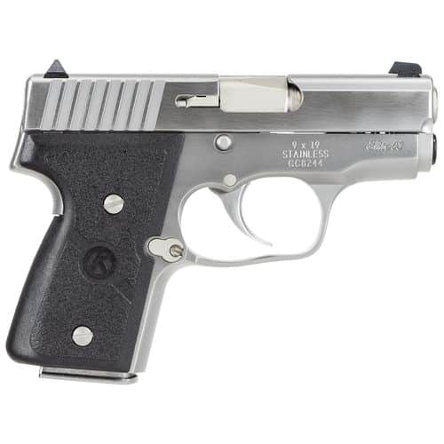 Kahr Arms M9098A MK Elite 9mm Luger 3" 6+1,7+1 Polished Stainless Steel Textured Wraparound Black Nylon Grip Kahr Arms M9098A MK Elite 9mm Luger 3" 6+1,7+1 Polished Stainless Steel Textured Wraparound Black Nylon Grip