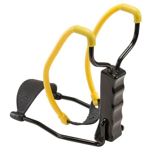 Umarex USA NXG ST11 Compact Slingshot Yellow Rubber Powerband Black Molded Handle Umarex USA NXG ST11 Compact Slingshot Yellow Rubber Powerband Black Molded Handle