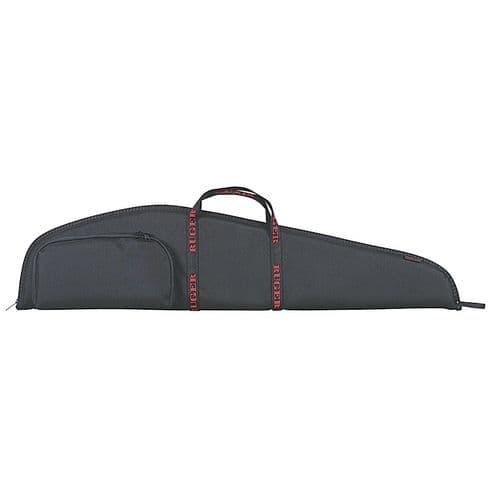 Ruger 27140 Rifle Case 40" Black Endura with Red Ruger Logo, Accessory Pocket & Foam Padding Ruger 27140 Rifle Case 40" Black Endura with Red Ruger Logo, Accessory Pocket & Foam Padding
