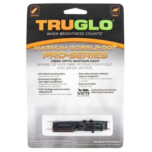 Truglo TG944A Pro Magnum Gobble-Dot Browning Maxus, Silver Red/Green Fiber Optic Black 1/4" Rib Truglo TG944A Pro Magnum Gobble-Dot Browning Maxus, Silver Red/Green Fiber Optic Black 1/4" Rib