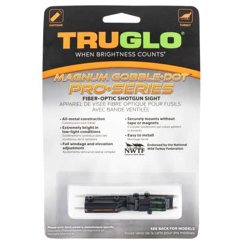 Truglo TG944A Pro Magnum Gobble-Dot Browning Maxus, Silver Red/Green Fiber Optic Black 1/4" Rib Truglo TG944A Pro Magnum Gobble-Dot Browning Maxus, Silver Red/Green Fiber Optic Black 1/4" Rib