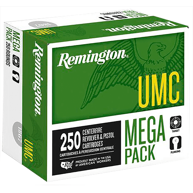 Remington Ammunition 23731 UMC Mega Pack 38 Special 130 gr Full Metal Jacket 250 Per Bulk Box Remington Ammunition 23731 UMC Mega Pack 38 Special 130 gr Full Metal Jacket 250 Per Bulk Box