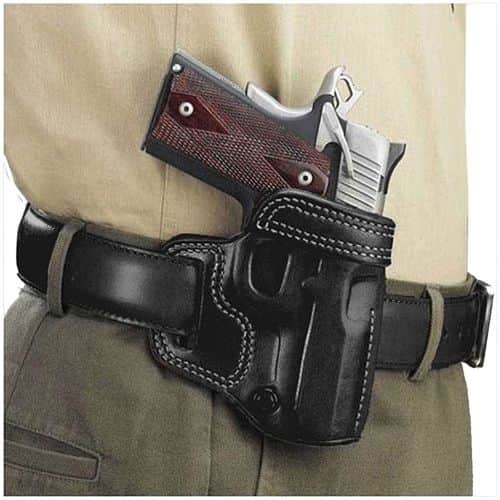 Galco AV212B Avenger Black Leather Belt 1911 5" Right Hand Galco AV212B Avenger Black Leather Belt 1911 5" Right Hand