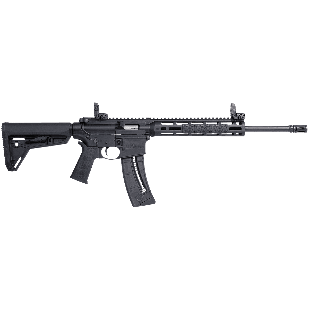 Smith & Wesson M&P15-22 Sport MOE SL Matte Black .22 LR Semi-Auto AR Style Rifle Smith & Wesson M&P15-22 Sport MOE SL Matte Black .22 LR Semi-Auto AR Style Rifle