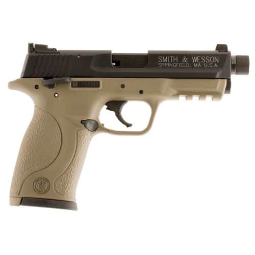 Smith & Wesson 10242 M&P Compact 22 LR 3.60" TB 10+1 Flat Dark Earth Cerakote Black Aluminum Slide Flat Dark Earth Polymer Grip Smith & Wesson 10242 M&P Compact 22 LR 3.60" TB 10+1 Flat Dark Earth Cerakote Black Aluminum Slide Flat Dark Earth Polymer Grip