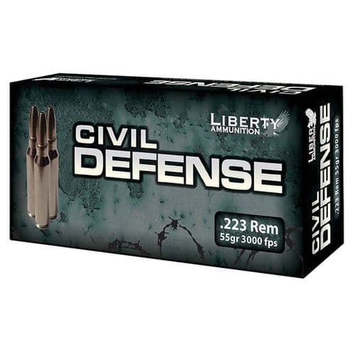 Liberty Ammunition LACD223019 Silverado 223 Rem 55 gr Hollow Point Boat-Tail (HPBT) 20 Bx/ 10 Cs Liberty Ammunition LACD223019 Silverado 223 Rem 55 gr Hollow Point Boat-Tail (HPBT) 20 Bx/ 10 Cs