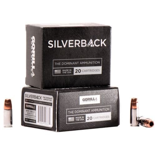 Gorilla SB9135SD Silverback Self Defense 9mm Luger 135 gr Solid Copper Hollow Point (SCHP) 20 Bx/ 10 Cs Gorilla SB9135SD Silverback Self Defense 9mm Luger 135 gr Solid Copper Hollow Point (SCHP) 20 Bx/ 10 Cs