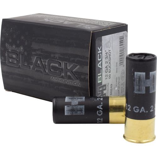 Hornady 86249 Black Buckshot 12 Gauge 2.75" 8 Pellets 00 Buck Shot 10 Bx/ 10 Cs Hornady 86249 Black Buckshot 12 Gauge 2.75" 8 Pellets 00 Buck Shot 10 Bx/ 10 Cs