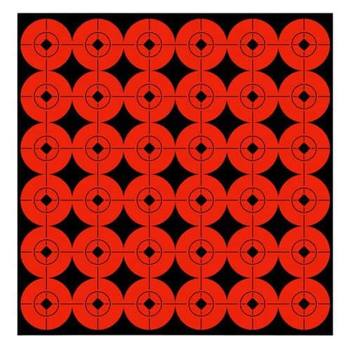 Birchwood Casey 33901 Target Spots Self-Adhesive Paper Bullseye Black/Orange 360 Targets Birchwood Casey 33901 Target Spots Self-Adhesive Paper Bullseye Black/Orange 360 Targets