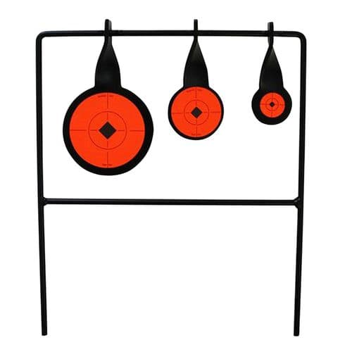 Birchwood Casey 46322 World of Targets Qualifier Spinner Steel Bullseye 3.62" x 2.25" x 1.62" Black Paddle w/Orange Target Rimfire Birchwood Casey 46322 World of Targets Qualifier Spinner Steel Bullseye 3.62" x 2.25" x 1.62" Black Paddle w/Orange Target Rimfire