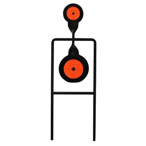 Birchwood Casey 46244 World of Targets Double Mag Spinner Centerfire Steel Bullseye 3" x 4.25" Birchwood Casey 46244 World of Targets Double Mag Spinner Centerfire Steel Bullseye 3" x 4.25"