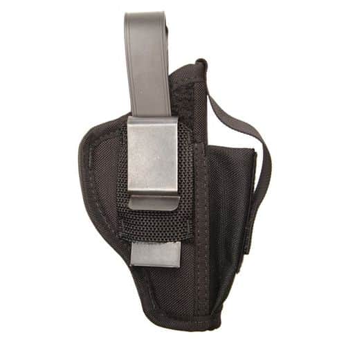 Blackhawk 40AM01BK Nylon Ambidextrous Multi-Use Holster with Mag Pouch - Black - Fits 3"-4" Medium Autos Blackhawk 40AM01BK Nylon Ambidextrous Multi-Use Holster with Mag Pouch - Black - Fits 3"-4" Medium Autos