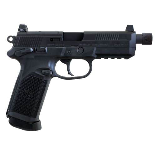FN 66981 FNX Tactical 45 ACP 5.30" 10+1 Matte Black Black Stainless Steel Slide Black Interchangeable Backstrap Grip Night Sight Ambidextrous Safety FN 66981 FNX Tactical 45 ACP 5.30" 10+1 Matte Black Black Stainless Steel Slide Black Interchangeable Backstrap Grip Night Sight Ambidextrous Safety